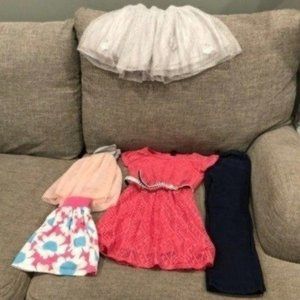 Girl Toddler Bottoms Dress Bundle Sz 5 / 6